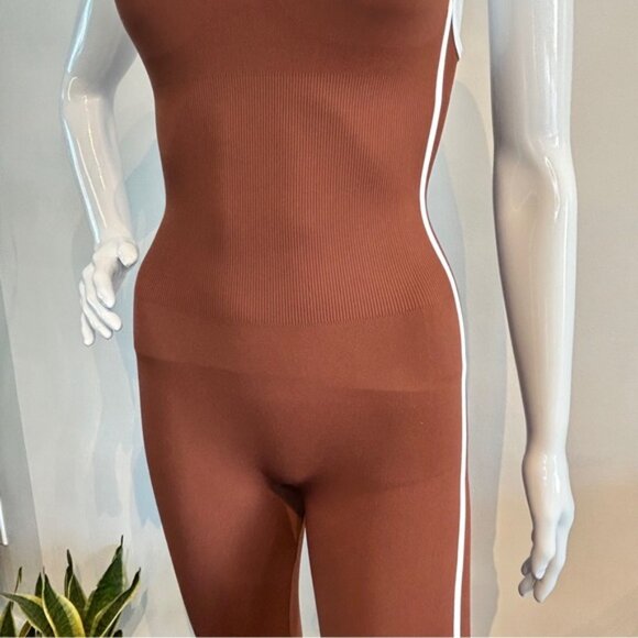 NWT Stretchy Flare Leg Shaper Onsie Jumpsuit - Picture 10 of 15